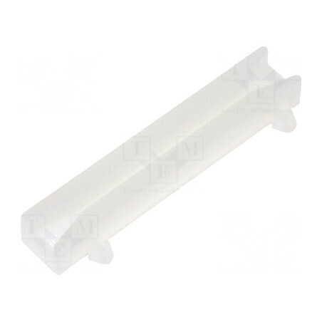 Ghidaj poliamidă naturală 51mm x 38,2mm cu fixare clichet | Electronic-mag.ro | Componente Electronice