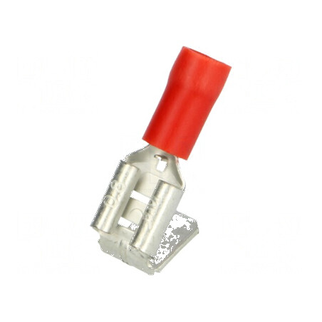 Terminal plat 6,3mm 0,8mm mamă/tată pentru cabluri 0,25÷1,5mm2 crimpat | Electronic-mag.ro | Componente Electronice