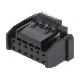 Conector cablu-placă mufa mamă PIN 12 DF51K Pas 2mm | Electronic-mag.ro | Componente Electronice