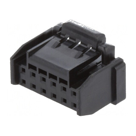 Conector cablu-placă mufa mamă PIN 12 DF51K Pas 2mm | Electronic-mag.ro | Componente Electronice