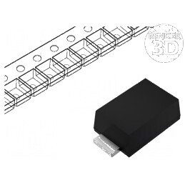 Diodă Zener 1W 39V SMD SOD123F - 1 bucată | Electronic-mag.ro | Componente Electronice