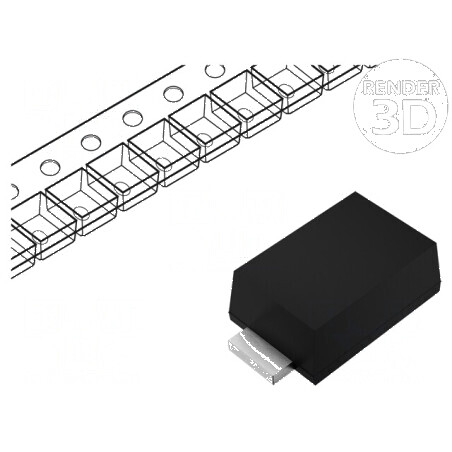 Diodă Zener 1W 39V SMD SOD123F - 1 bucată | Electronic-mag.ro | Componente Electronice