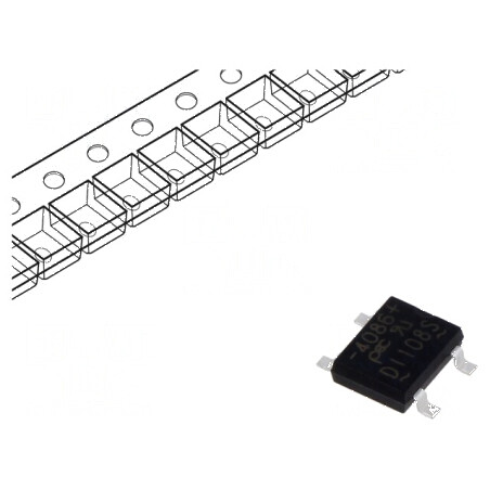 Punte redresoare monofazată Urmax 800V 1A 30A SDIP 4L | Electronic-mag.ro | Componente Electronice