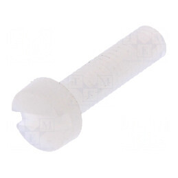 Şurub M4x16 Cap Rotund Creset Poliamidă 1,3mm | Electronic-mag.ro | Componente Electronice