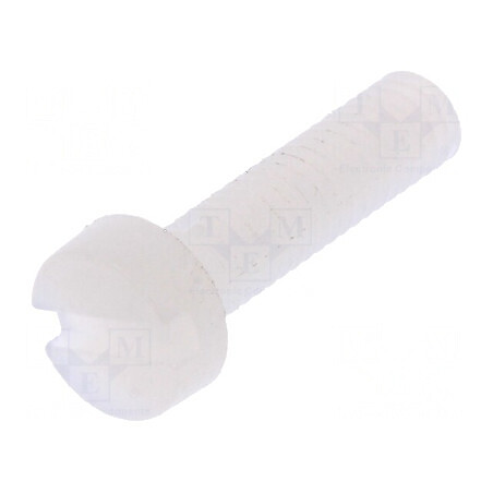 Şurub M4x16 Cap Rotund Creset Poliamidă 1,3mm | Electronic-mag.ro | Componente Electronice