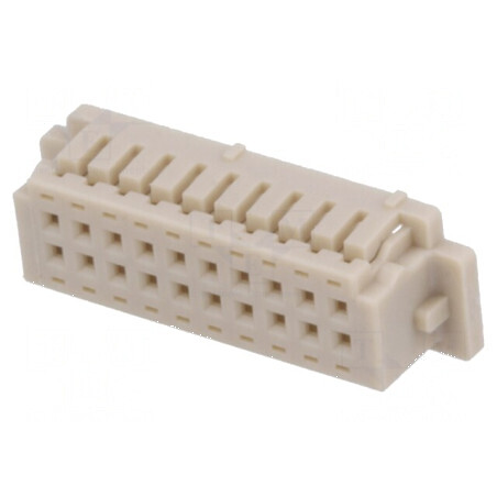 Conector cablu-placă DF13 1,25mm 20 PIN mamă pe cablu | Electronic-mag.ro | Componente Electronice