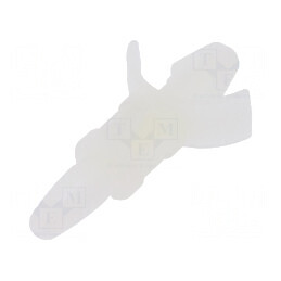 Distanţier PCB poliamidă 9,5mm clichet natural | Electronic-mag.ro | Componente Electronice