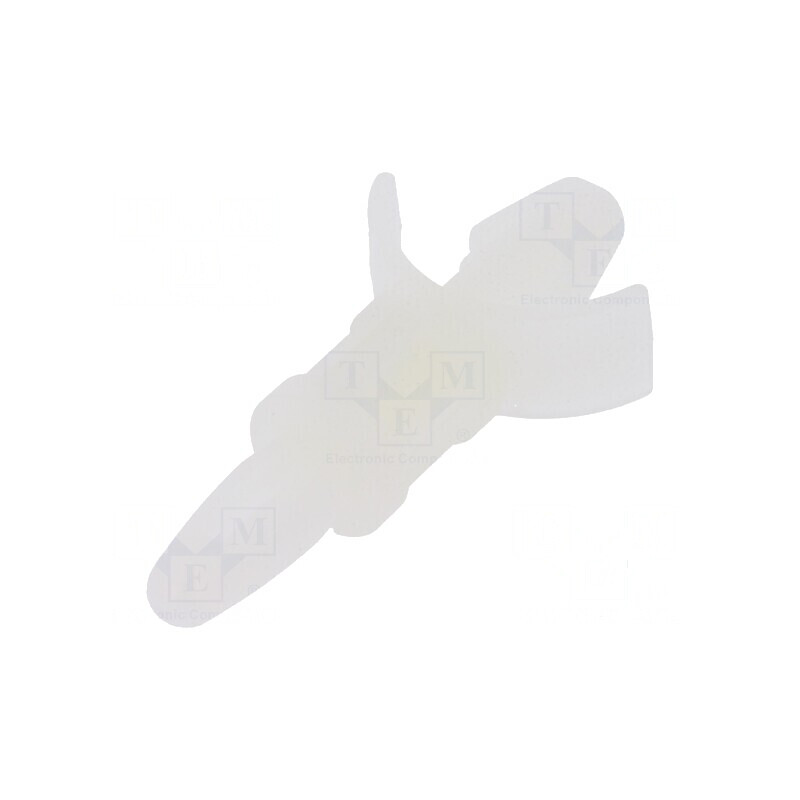Distanţier PCB poliamidă 9,5mm clichet natural | Electronic-mag.ro | Componente Electronice