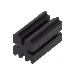 Bucșă de distanțare LED Ø3mm Lungime 9mm Neagră UL94V-2 | Electronic-mag.ro | Componente Electronice
