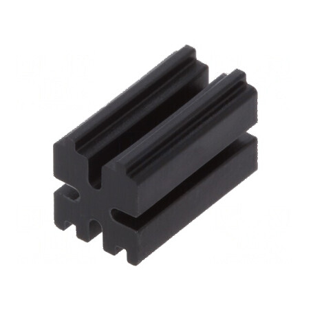 Bucșă de distanțare LED Ø3mm Lungime 9mm Neagră UL94V-2 | Electronic-mag.ro | Componente Electronice