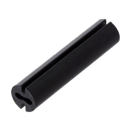 Bucșă de distanțare LED 4,8mm - neagră, 3mm, 21mm | Electronic-mag.ro | Componente Electronice