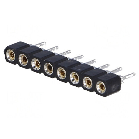 Conector şiruri pini soclu mamă 8 contacte THT | Electronic-mag.ro | Componente Electronice