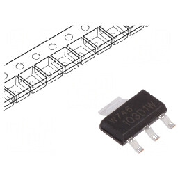 Tiristor 400V 0,8A 0,5A SOT223 SMD | Electronic-mag.ro | Componente Electronice