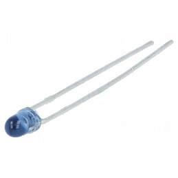 Emițător IR 3mm 940nm albastru transparent 3,6mW 30° THT | Electronic-mag.ro | Componente Electronice