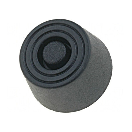 Picioruş montare rapidă negru polietilenă 8mm | Electronic-mag.ro | Componente Electronice
