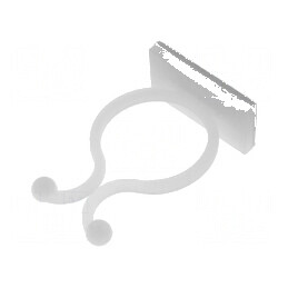 Clipsuri pentru cablu Ø20mm din poliamidă naturală UL94V-2 | Electronic-mag.ro | Componente Electronice