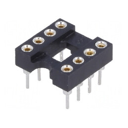 Soclu DIP8 THT 2,54mm pentru circuite integrate | Electronic-mag.ro | Componente Electronice