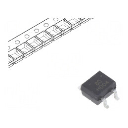 Punte redresoare monofazată 400V 0,8A MiniDIP SMT | Electronic-mag.ro | Componente Electronice