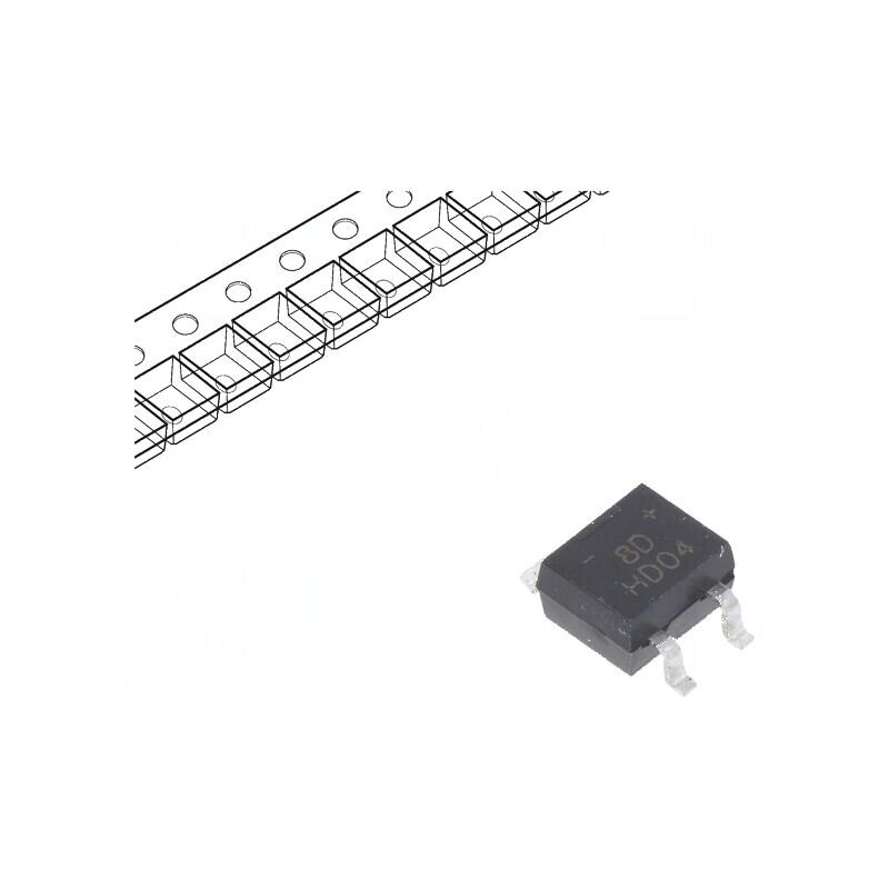 Punte redresoare monofazată 400V 0,8A MiniDIP SMT | Electronic-mag.ro | Componente Electronice Punte redresoare monofazată 400V 0,8A MiniDIP SMT | Electronic-mag.ro | Componente Electronice