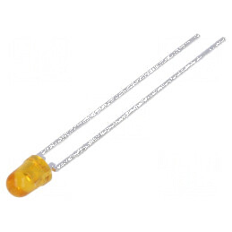 LED 3mm galben 9,2-15mcd 45° convex 2-2,4VDC | Electronic-mag.ro | Componente Electronice
