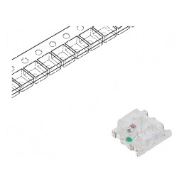 LED SMD 0805 roșie 2,8÷10mcd 2x1,25x0,4mm 130° 20mA 626nm | Electronic-mag.ro | Componente Electronice