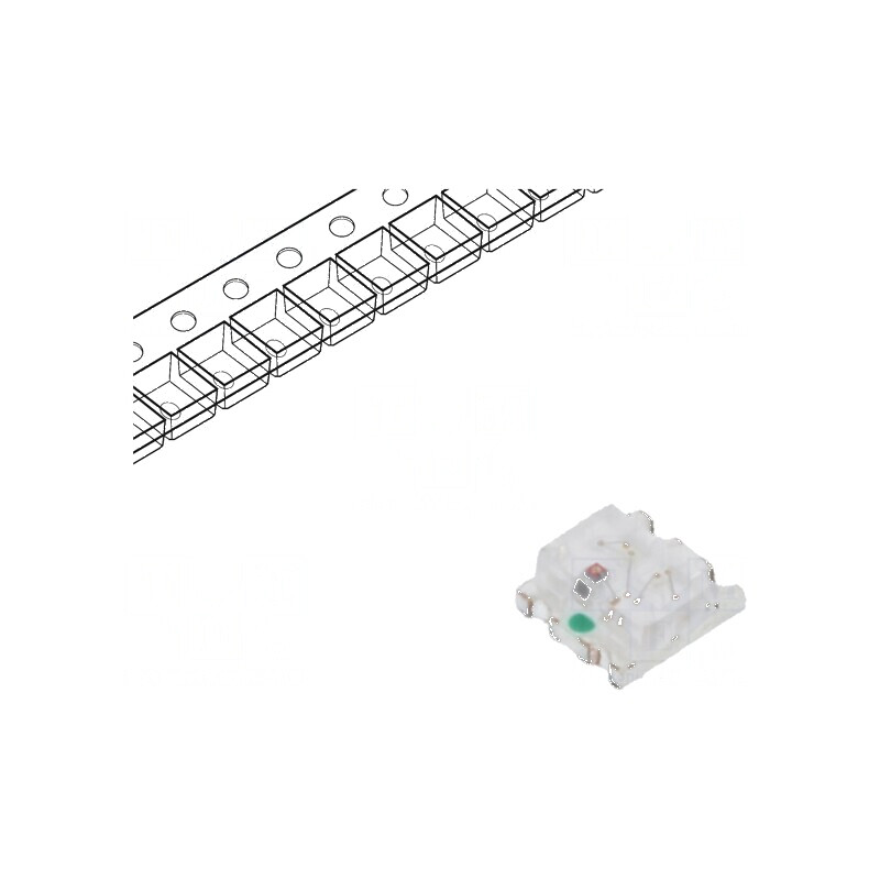 LED SMD 0805 roșie 2,8÷10mcd 2x1,25x0,4mm 130° 20mA 626nm | Electronic-mag.ro | Componente Electronice