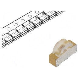 LED SMD 1208 roșie 3x2x1mm 20mA 626nm | Electronic-mag.ro | Componente Electronice