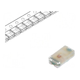 LED SMD 0603 galben 2,8-8mcd 1,6x0,8x0,4mm 130° 20mA 52mW | Electronic-mag.ro | Componente Electronice