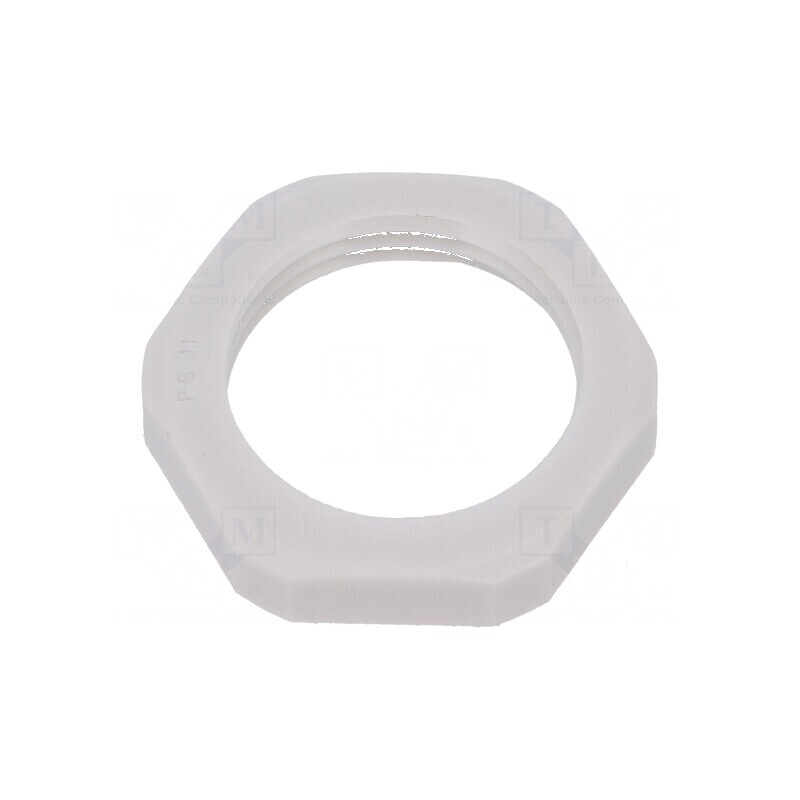Piuliță PG11 poliamidă 5mm gri 24mm -40÷100°C | Electronic-mag.ro | Componente Electronice