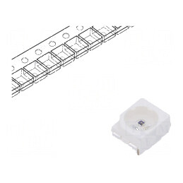 Emițător IR 3528 SMD transparent 940nm 120° 65mA | Electronic-mag.ro | Componente Electronice
