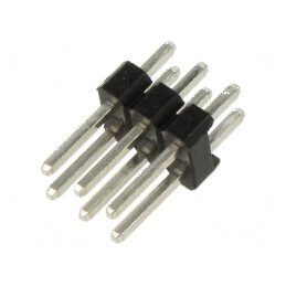 Conector şiruri pini tată 2,54mm 6 PIN THT drept | Electronic-mag.ro | Componente Electronice