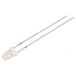 LED 3mm albastru 1560mcd 30° convex | Electronic-mag.ro | Componente Electronice
