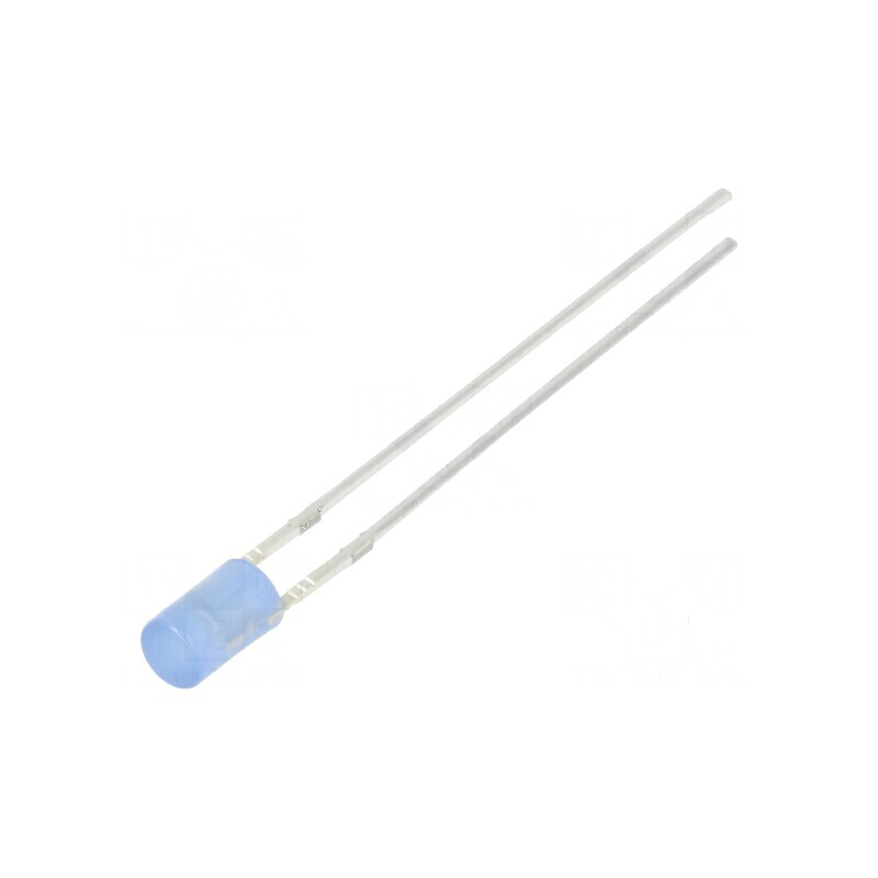 LED 3mm albastru 220-330mcd 140° plat | Electronic-mag.ro | Componente Electronice