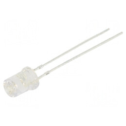 LED 5mm albastru 330-500mcd 120° concav 102mW | Electronic-mag.ro | Componente Electronice