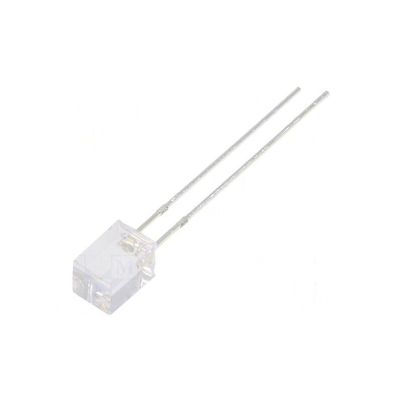 LED dreptunghiular albastru 5x5x7mm 330-500mcd 140° 20mA | Electronic-mag.ro | Componente Electronice