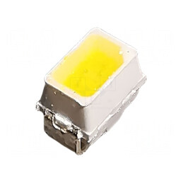 LED SMD PLCC2 albă 1250-2500mcd 120° 20mA 2,8-3,6VDC 108mW | Electronic-mag.ro | Componente Electronice