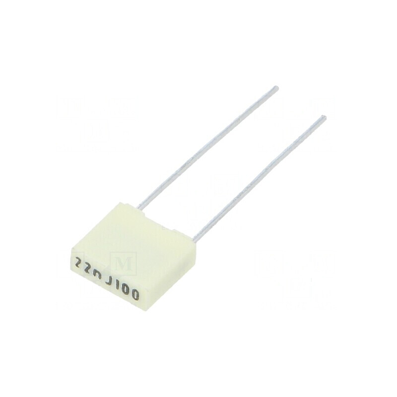Condensator poliester 22nF 63VAC 100VDC 5mm ±5% -55÷105°C | Electronic-mag.ro | Componente Electronice Condensator poliester 22nF 63VAC 100VDC 5mm ±5% -55÷105°C | Electronic-mag.ro | Componente Electronice
