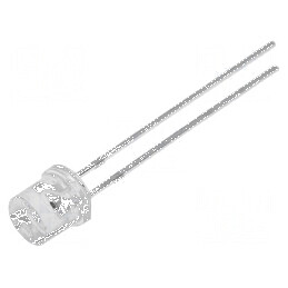 LED 5mm mov 40-70mcd 140° plat cu nr. term 2 | Electronic-mag.ro | Componente Electronice