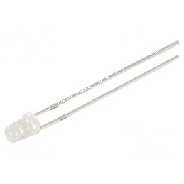 LED galben 3mm 2180mcd 30° convex | Electronic-mag.ro | Componente Electronice