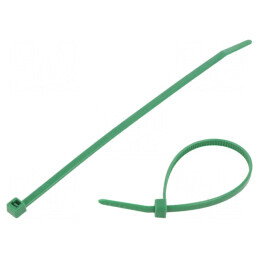 Colier de strângere poliamidă 150mm 3,5mm 135N verde | Electronic-mag.ro | Componente Electronice