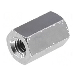 Piuliță distanțieră filetată 8mm M2,5 hexagonală | Electronic-mag.ro | Componente Electronice