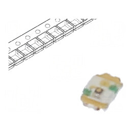 LED SMD 0402 galben 4-7,6mcd 1x0,6x0,2mm 1,9V 1mA 52mW | Electronic-mag.ro | Componente Electronice