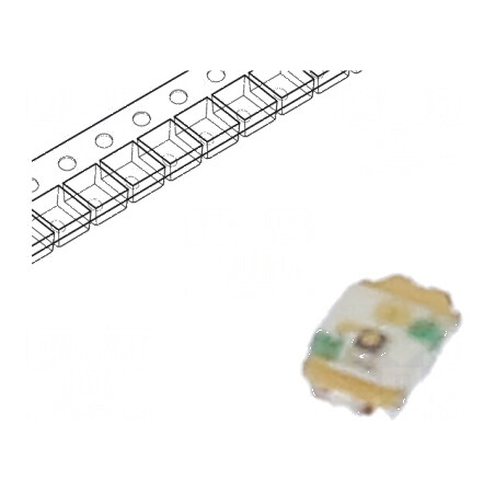LED SMD 0402 galben 4-7,6mcd 1x0,6x0,2mm 1,9V 1mA 52mW | Electronic-mag.ro | Componente Electronice