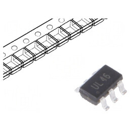 Diodă TVS rețea 6V bidirecțională SOT23-6 ESD | Electronic-mag.ro | Componente Electronice