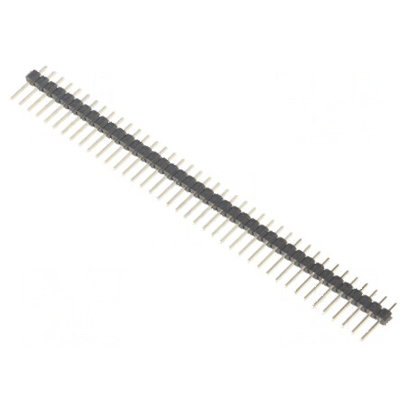 Conector şiruri pini tată 40 PIN 2,54mm THT | Electronic-mag.ro | Componente Electronice