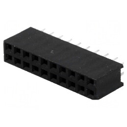 Conector şiruri pini soclu mamă 20 pini 2,54mm THT 2x10 | Electronic-mag.ro | Componente Electronice
