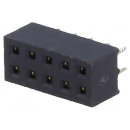 Conector şiruri pini soclu mamă 10 PIN 2mm THT 2x5 | Electronic-mag.ro | Componente Electronice