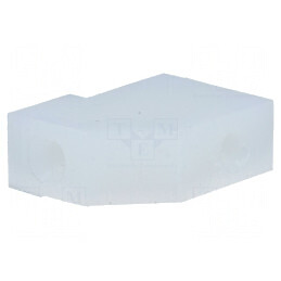 Suport de fixare poliamidă 16mm x 13mm, corp natural, lățime 6mm | Electronic-mag.ro | Componente Electronice