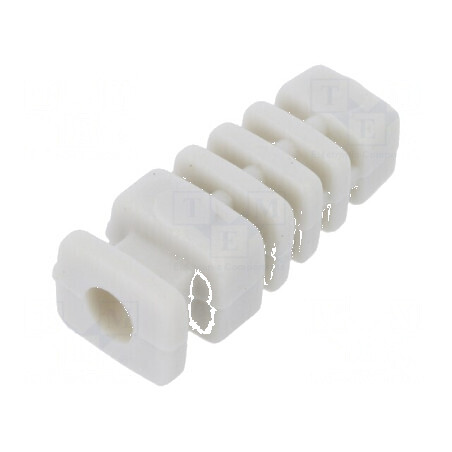 Manşon gumă 22,6mm gri deschis pentru panou max. 2,85mm | Electronic-mag.ro | Componente Electronice