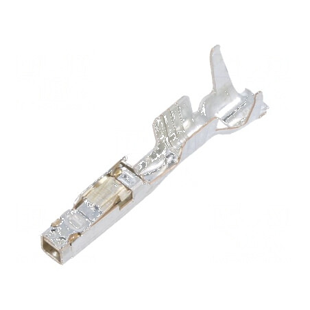 Pin mamă argintat 1,2x0,6mm MCON 1.2 pentru cabluri 1÷1,5mm² 18AWG÷16AWG | Electronic-mag.ro | Componente Electronice